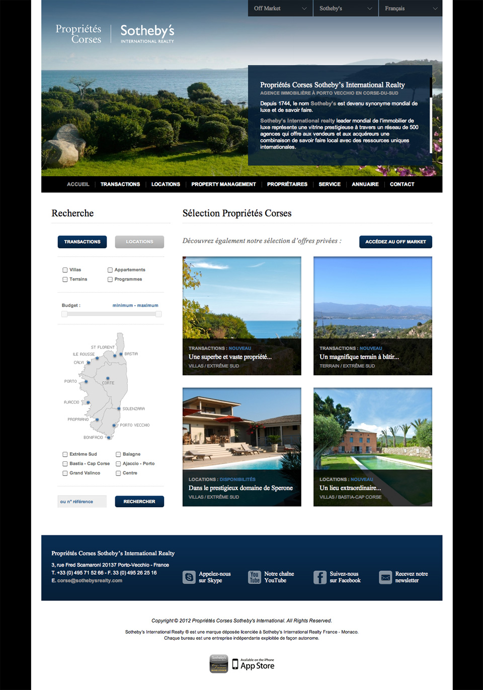 1. Site web Agence immobilière