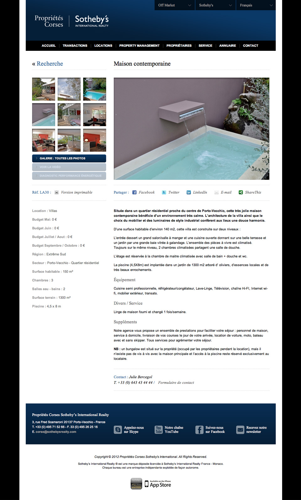 3. Site web Agence immobilière